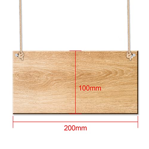 EDSG Personalised Hanging Sign Plaque Garden Sign and Plaques Rustic Farmhouse Welcome Sign Door Hanging Wall Sign Yard Signs House Plaque Home Decor with Any Text Christmas Gardening Gifts(Design 1)