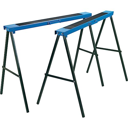 Draper 52072 Fold Down Trestles, 1000mm x 800mm, Pair , Blue