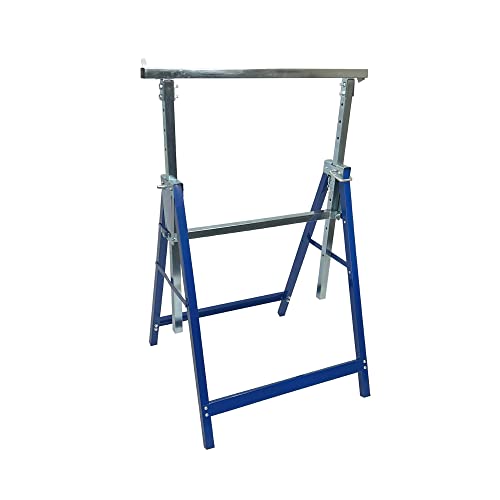 Oypla 2x Adjustable Builder DIY Carpentry Work Bench Telescopic Saw Horses Trestle