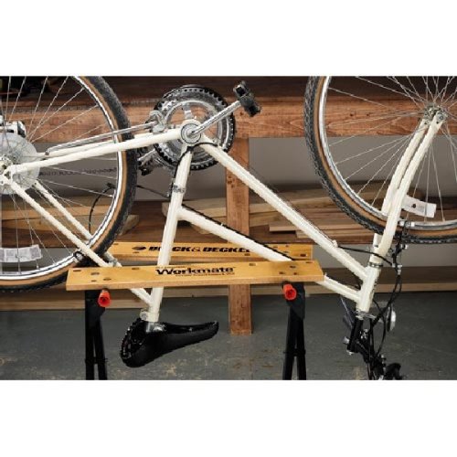 BLACK+DECKER Workmate, Work Bench Tool Stand Saw Horse Dual Clamping Crank, Heavy Duty Steel Frame, WM301