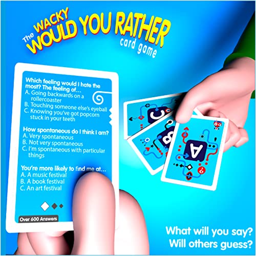 SUSSED The Wacky ‘Would You Rather’ Card Game - Ages: Teens, Kids 10+, Adults - Stocking Filler, Fun Cool Blue Deck