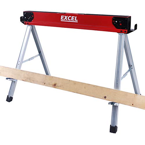 Excel Steel Sawhorse Heavy Duty Twin Pack 1178kg Capacity