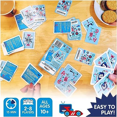 SUSSED The Wacky ‘Would You Rather’ Card Game - Ages: Teens, Kids 10+, Adults - Stocking Filler, Fun Cool Blue Deck