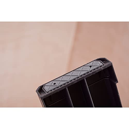 STANLEY Folding Junior Work Bench Saw Horse Twin Pack, with Tray for Tools and Small Parts, STST1-70355, Black