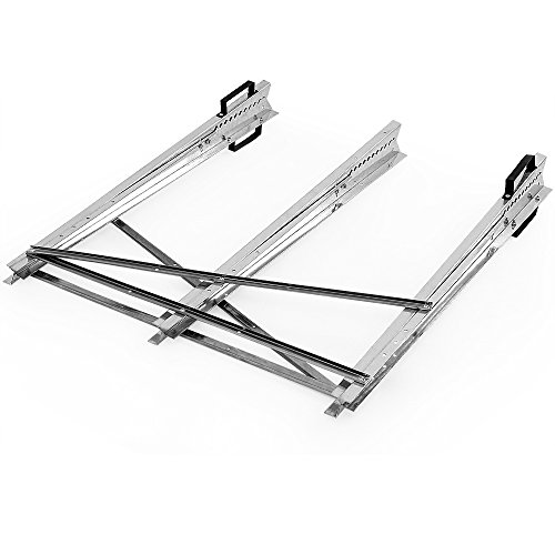 Monzana Saw Horse | Folding Trestle | Galvanised Metal Workbench | Timber Cutting Chainsaw Holder | Log Splitter Wood Hand Saw | Sawhorse | Foldable | Heavy Duty | 150 kg