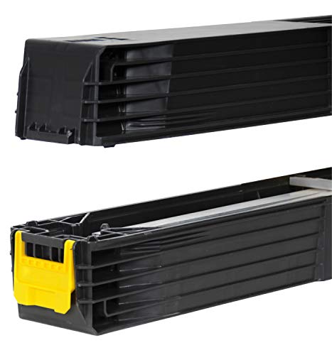 STANLEY Folding Work Bench Saw Horse Twin Pack, Heavy Duty Metal Leg with Side Latch, 1-97-475