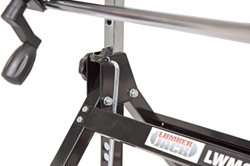 LUMBER JACK Foldable Workmate, Metal Work Horse Stand, Heavy Duty with Height Adjustment