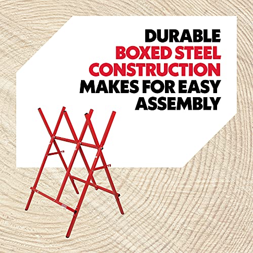 OREGON Steel Log Saw Horse, foldable and adjustable, 27 cm log capacity (584145)