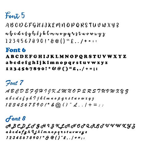 CAO Personalised Wooden Name Sign – Whimsical Wooden Letters – Artistic Wooden Words – Classical Mdf Letters – Decorative Wooden Wall Plaques – Special Events Wooden Signs – Size (Height 2cm)