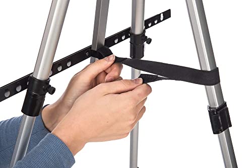 FiNeWaY 160CM Adjustable Artist Field Studio Telescopic Painting Easel Tripod Display White Board Stand – for Painting Poster Picture Canvas Art Indoor/Outdoor with Carry Bag