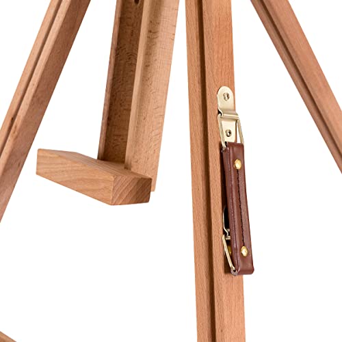 GiantexUK Wooden A-Frame Easel, Folding Studio Picture Holder, Adjustable Tripod Drawing Display Stand for Artists, Students and Adults, Holds Canvas Up to 78cm