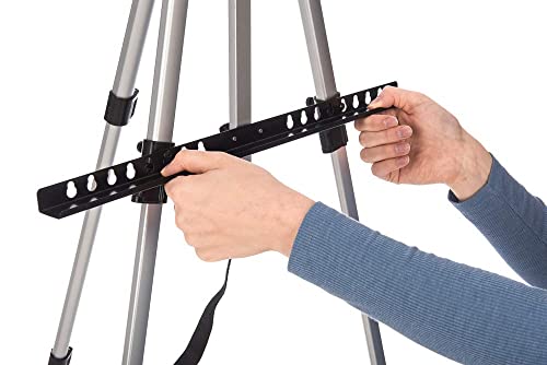 FiNeWaY 160CM Adjustable Artist Field Studio Telescopic Painting Easel Tripod Display White Board Stand – for Painting Poster Picture Canvas Art Indoor/Outdoor with Carry Bag