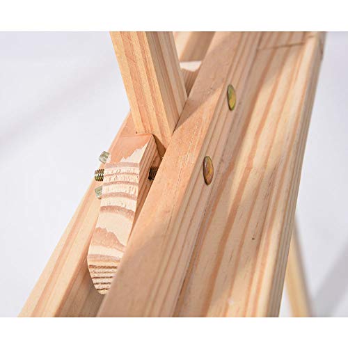 Artist Wooden Easel - Professional Studio A-Frame Easel Stand - Adjustable Height Foldable Floor Standing Tripod Easel for Painting, Sketching, Art & Craft Display Holder - Easy to Assemble (1500mm)