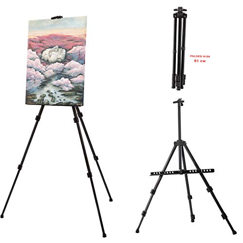 ADEPTNA NEW HEAVY DUTY FOLDING ARTIST TELESCOPIC FIELD STUDIO PAINTING CANVAS EASEL TRIPOD DISPLAY STAND WITH CARRY BAG