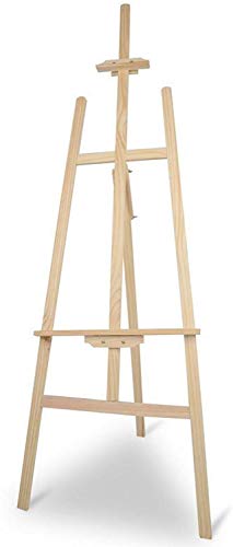 5ft Artist Easel A Frame Wooden 150cm High Adjustable Art Studio Display J145