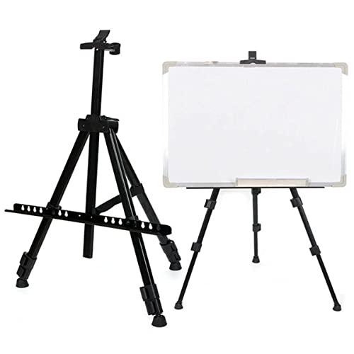 Studio 160cm Height Adjustable Metal Easel for Artist Art & Craft, Painting and Drawing Display with Full Standing Tripod by Crystals®