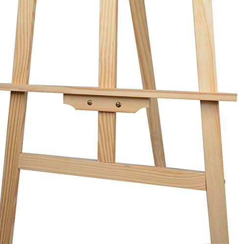 5ft Artist Easel A Frame Wooden 150cm High Adjustable Art Studio Display J145
