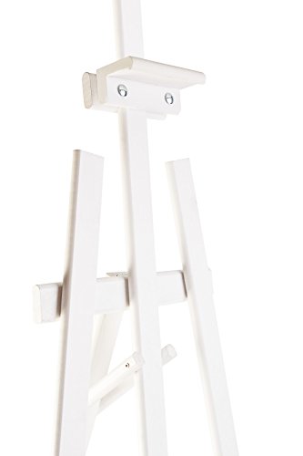 DWA STUDIO EASEL (1800MM HIGH) DISPLAY - PINE WOOD - CANVAS - PICTURE - HOLDER - WHITE