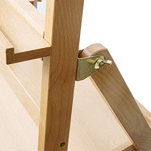 Mont Marte Signature Box Floor Easel, Beech Wood (Holds Canvases up to 35in in Height)