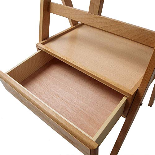 Mont Marte Signature Box Floor Easel, Beech Wood (Holds Canvases up to 35in in Height)