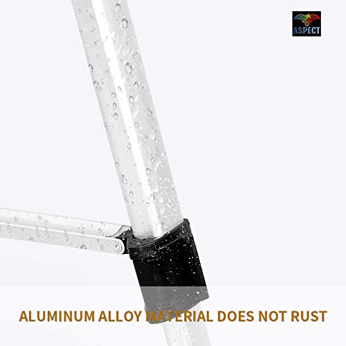 ASPECT Portable 55" Easel | Adjustable | Art Easel Stand Tabletop and Floor Easel | Picture/Poster/A2 A3 A4 Canvas Display Stand | for Indoor/Outdoor Painting | Comes with Carry Bag, Black