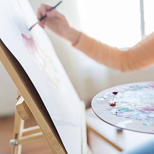 Artistik Artist Easel - Professional Studio Easel A-Frame Floor Standing Easel Tripod for Painting and Sketching, Artists - 100% Solid Beech Wood - 6ft Height