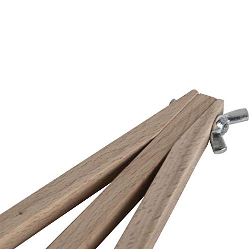 WooDeeDoo Mini Wooden Table Top Easel | 15 cm | Solid Beech Wood Desk Art Canvas Display Stand for Name Wedding Cards Pictures Photos Crafts up to A5