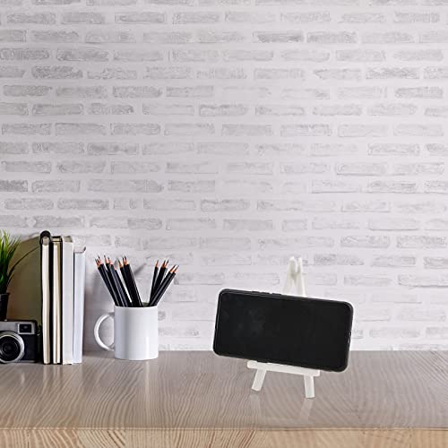 CRAFFANCY Mini Plastic Display Easel, 20 Pcs White Tabletop Art Easel Painting Easels for Photo Paintings Cards Invitations Menu Display