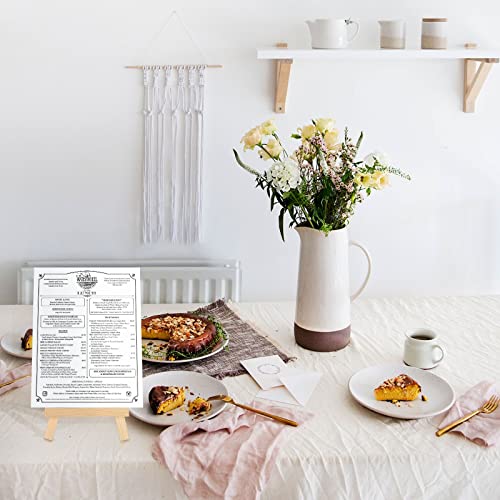 LOLYSIC 30 Pcs Mini Easel Stands, 15x8cm Mini Wooden Easels for Display, Small Wooden Table Top Easels, Adjustable Triangle Wooden Easels for Painting Art Picture Display Wedding Party Home Decor