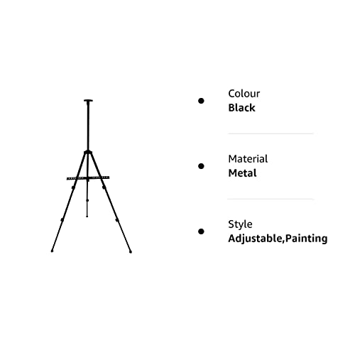Studio Easel Artist Art Craft Disaplay for Drawing Board Artist Sketching Painting Display Easel Stand (Metal Easel 160CM)