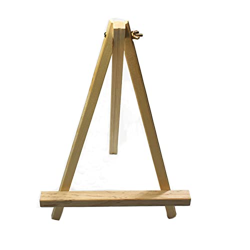 Natura Wooden Tabletop Art Display Easels, Small Painting Easel, Desktop Holder Stand for Displaying Canvas Paintings,Drawing, Weddings, Kids Arts & Crafts