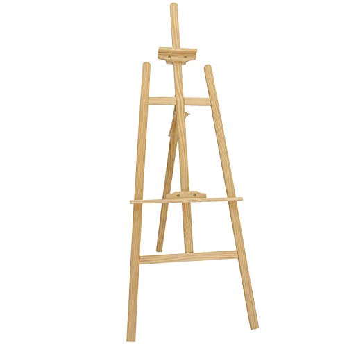 Oypla 5ft 1500mm Wooden Pine Tripod Studio Canvas Easel Art Stand