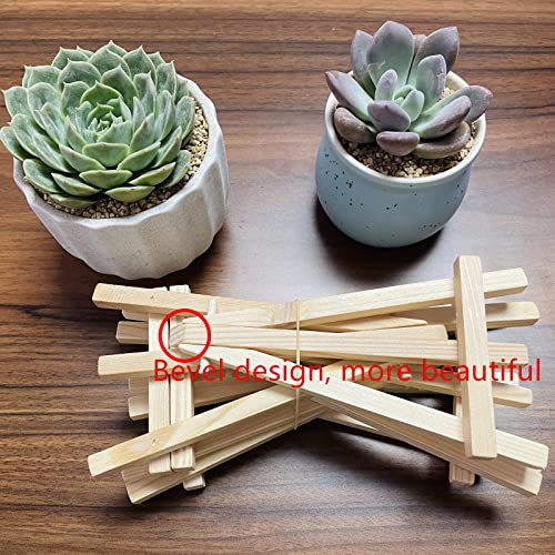 12Pcs Wooden Mini Easels, Small Tabletop Art Display Painting Easel, Desktop Holder Stand for Displaying Canvas Paintings,Drawing, Weddings, Kids Arts & Crafts