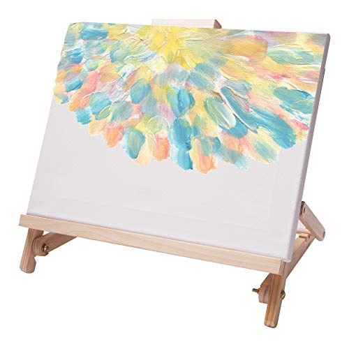 Artistik Easel Acrylic Set Table Top Desk Easel - Adjustable Desktop Table Easel Craft Workstation, Craft Art Painting Holder Display