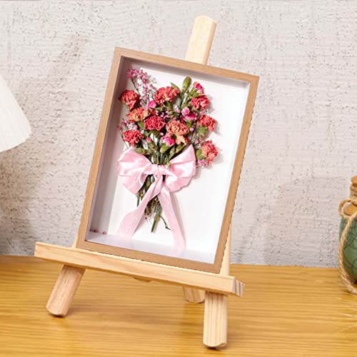 4Pcs Wooden Art Display Easels, Adjustable Tabletop Artist Painting Easel Wooden Display Stand for Painting , Card , Calendar, Drawing, Weddings, Craft Photos (21 x 27cm)