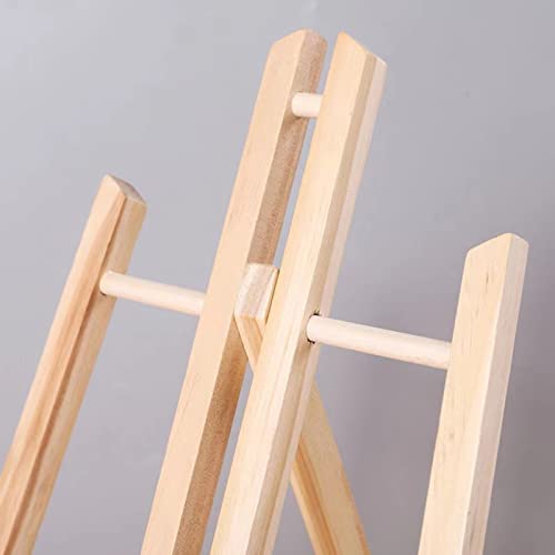 Wooden Small Tabletop Art Display Easels, Desktop Holder Stand, Mini Easel Triangle Frame for Paintings, Weddings, Kids Arts & Crafts