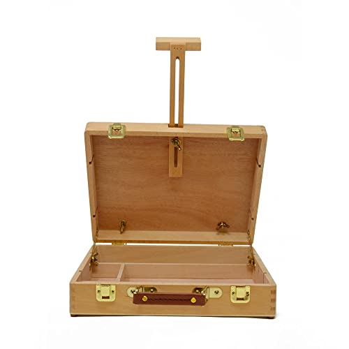 The Art Shop Skipton WYTHOP Landscape Art & Craft Wooden Table Box Easel, Brown