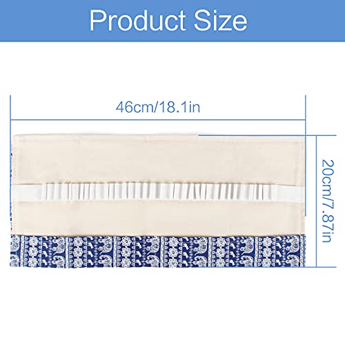 3 PCS Canvas Pencil Wrap 36 Holes Pencil Roll Wrap Canvas Pencil Wrap Case Drawing Coloring Pencil Roll Up Case for School Office Drawing