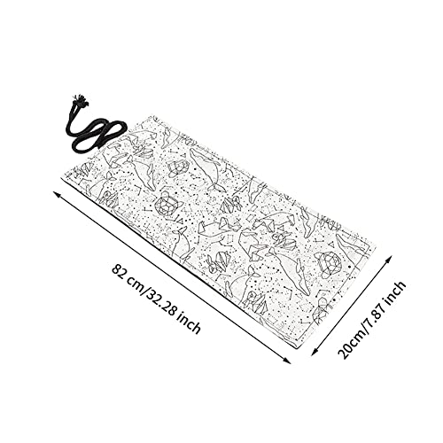 DASNTERED Canvas Pencil Wrap Case, 72 Holes Roll Up Pencil Storage Holder for Sketching Drawing Writing, Multi-Purpose Constellatio-n Pattern Pen Organizer Bag for School Office(size:72 Holes)