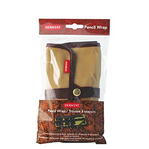 Derwent Canvas Pencil Wrap, 30 Pencils and Accessory Capacity, Professional Quality, 700434