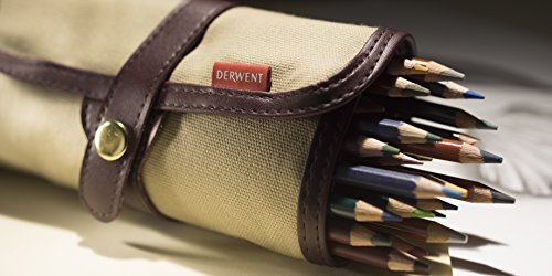Derwent Canvas Pencil Wrap, 30 Pencils and Accessory Capacity, Professional Quality, 700434