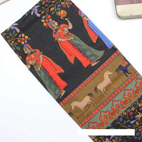 STOBOK 48 Slots Pen Wrap Roll Wrap Holder Pencil Case Coloring Pencil Roll Organizer for Adult Artist Students Painter