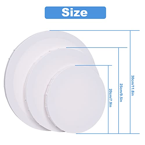 Canvas for Painting Mini Canvas Blank Panels 100% Cotton 3 Pieces for Acrylic Painting Oil Paint Wet Water Art Media