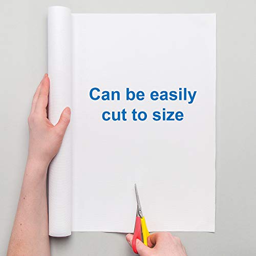 Baker Ross AR498 Blank Roll of 2 M Canvas Perfect for Painting and Artist Work, White