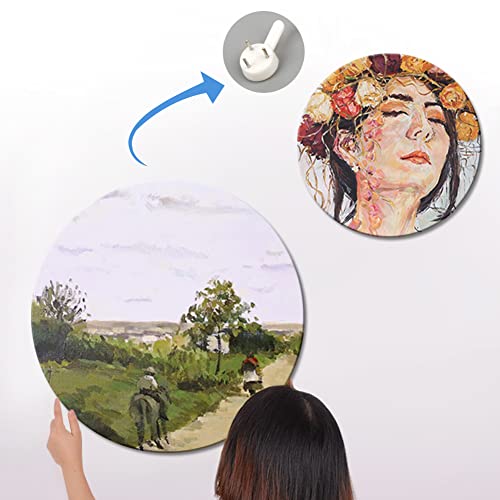 Canvas for Painting Mini Canvas Blank Panels 100% Cotton 3 Pieces for Acrylic Painting Oil Paint Wet Water Art Media
