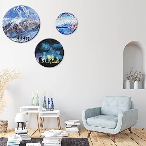 Canvas for Painting Mini Canvas Blank Panels 100% Cotton 3 Pieces for Acrylic Painting Oil Paint Wet Water Art Media