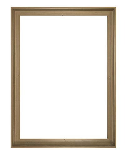 GVS-ART DIY Floating Frame for 40x50CM/16x20 Stretched Canvas,0.8"/2cm Deep.Picture Art Wall Décor,Art Canvas Brown Frame