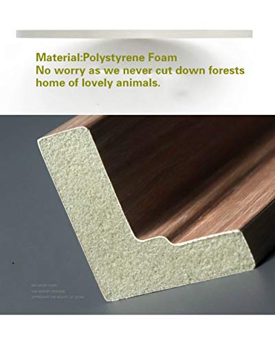 GVS-ART DIY Floating Frame for 40x50CM/16x20 Stretched Canvas,0.8"/2cm Deep.Picture Art Wall Décor,Art Canvas Brown Frame