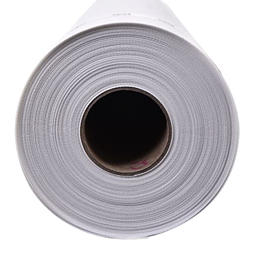 Nisorpa 30 m Canvas Roll for Painting, Cotton Art Canvas Roll, Large White Canvas Roll, Inkjet Canvas Roll, H 60 cm (23.6 in), L 30 m (1181 in)