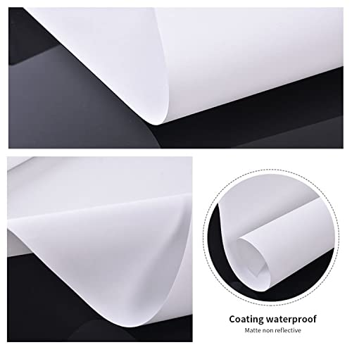 Nisorpa 30 m Canvas Roll for Painting, Cotton Art Canvas Roll, Large White Canvas Roll, Inkjet Canvas Roll, H 60 cm (23.6 in), L 30 m (1181 in)